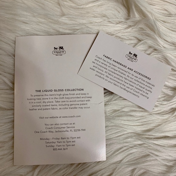 Coach Poppy Liquid Gloss Handbag in Black Patent - Picture 8 of 8